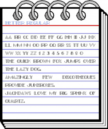 Better Regular Font