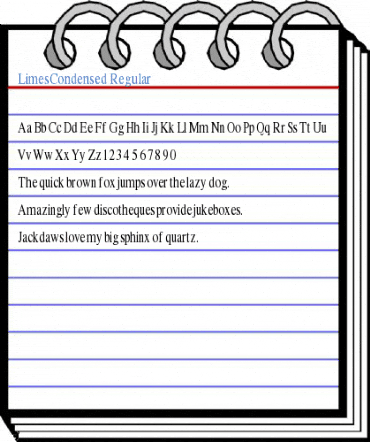 LimesCondensed Regular Font
