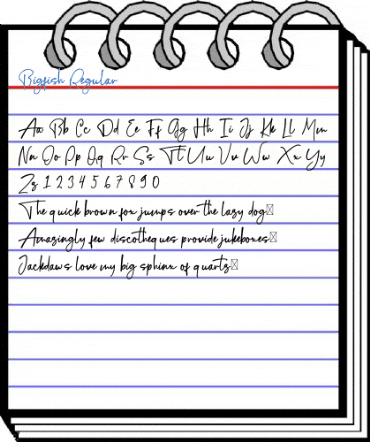 Bigfish Regular Font