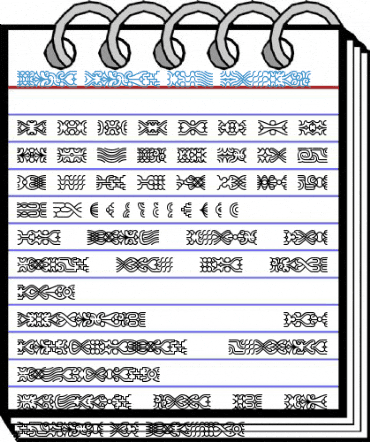 Line Dings BRK Normal Font