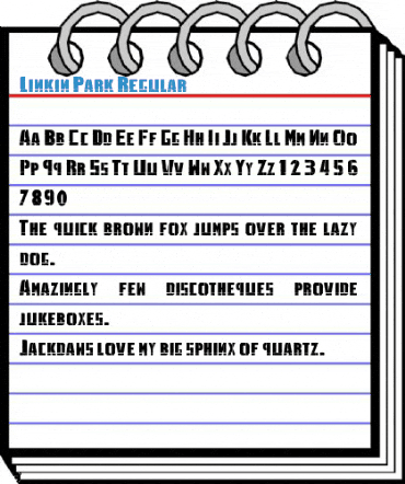 Linkin Park Regular Font