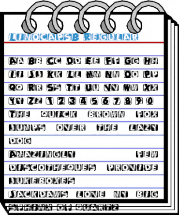 LinocapsB Font