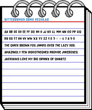 Bitterbrush DEMO Regular Font