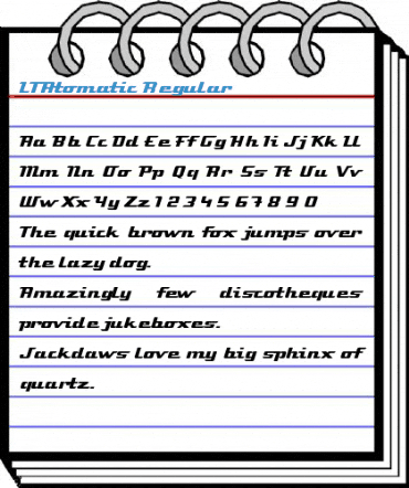 LTAtomatic Regular Font