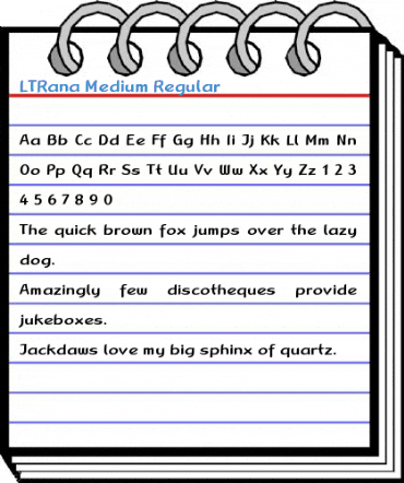 LTRana Medium Regular Font