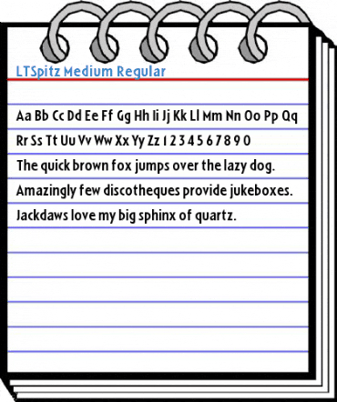 LTSpitz Medium Regular Font