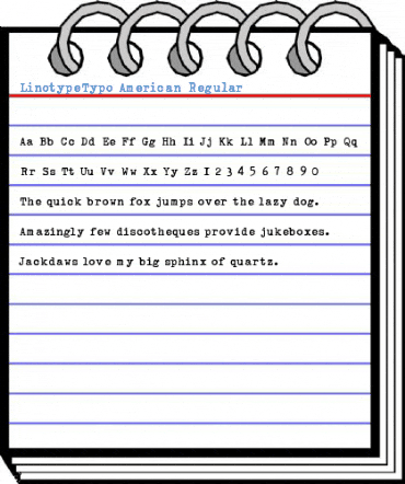 LinotypeTypo American Regular Font