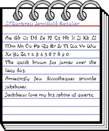 LTZurpreis SemiBold Regular Font