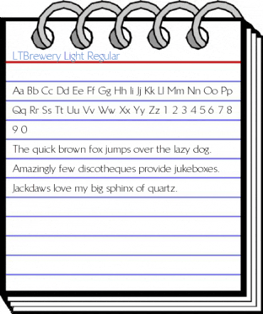 LTBrewery Light Regular Font