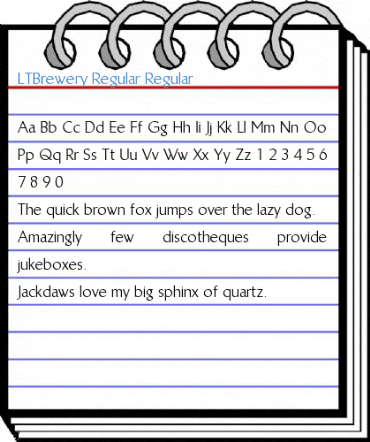 LTBrewery Regular Regular Font