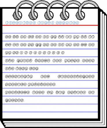 LTMailbox Light Regular Font