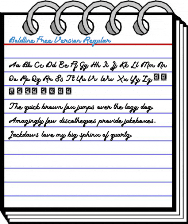 Boldline Free Version Regular Font