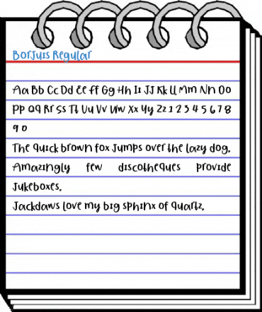 Borjuis Regular Font