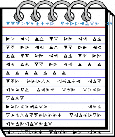 LTTapestry Triangle Regular Font