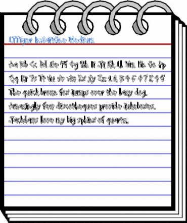 LTTiger InWaitOne Medium Font