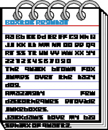 Boxtoc Regular Font