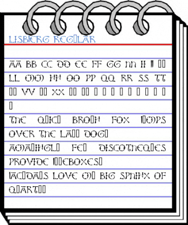 Lisbjerg Regular Font
