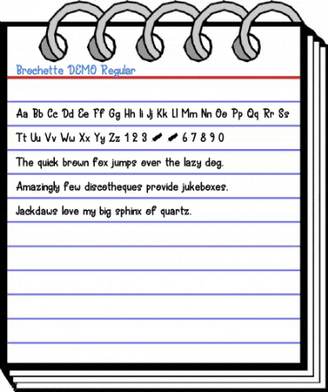 Brochette DEMO Regular Font