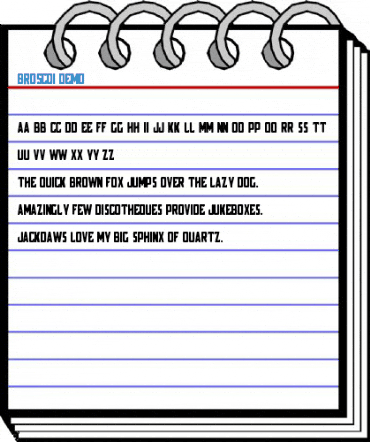 Broscoi Demo Font