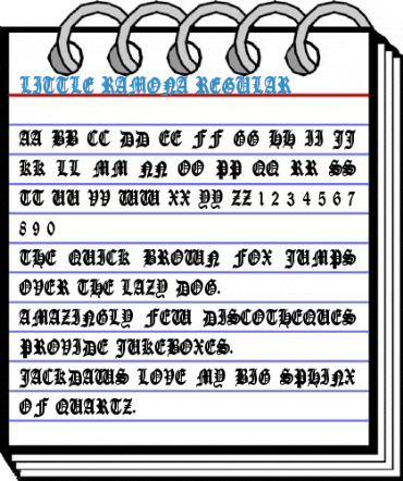 Little Ramona Regular Font