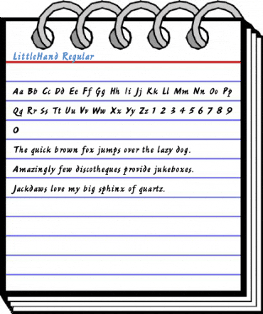 LittleHand Regular Font