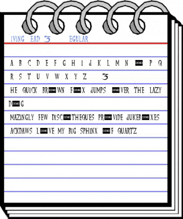 Living Dead 3 DEMO Regular Font