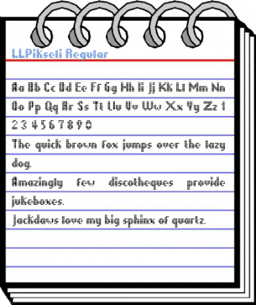 LLPikseli Regular Font