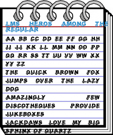 LMS Heros Among The Ashes Regular Font