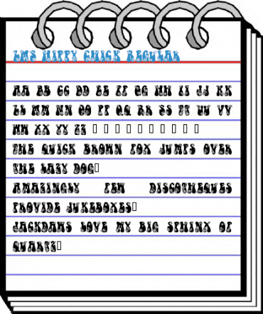 LMS Hippy Chick Regular Font