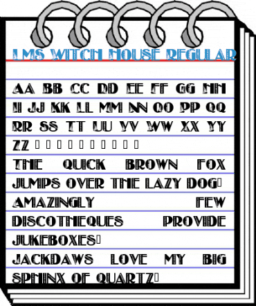 LMS Witch House Regular Font