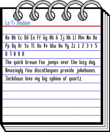 Lo-Fi Medium Font