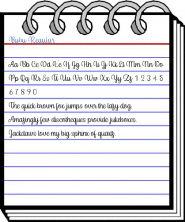 Byby Regular Font