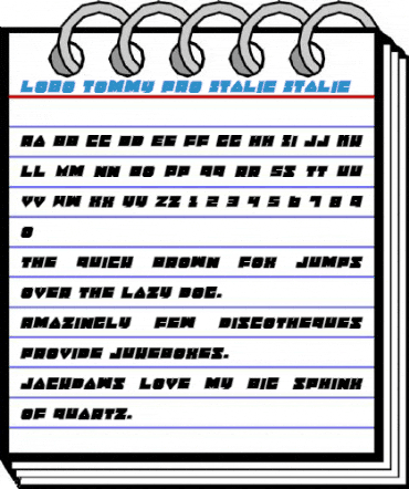 Lobo Tommy Pro Italic Italic Font