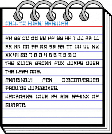 Call to Huesi Regular Font