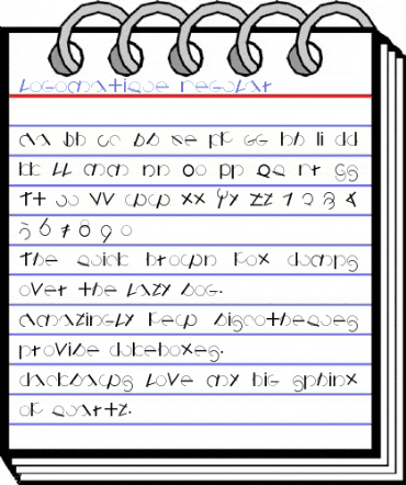 Logomatique Regular Font
