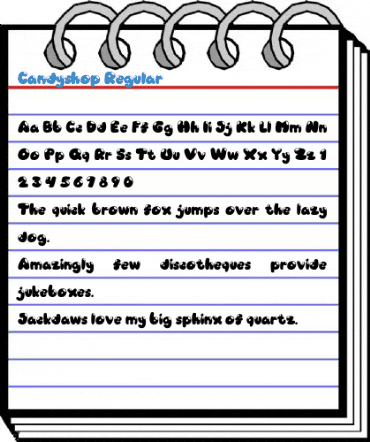 Candyshop Regular Font