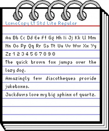 LomoCopy LT Std Lite Regular Font
