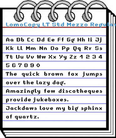 LomoCopy LT Std Mezzo Font