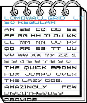 LomoWallGrid LT Std 50 Regular Font