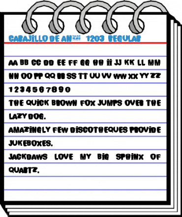 Carajillo de Anҳ Regular Font