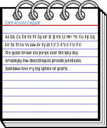 Care Around Regular Font