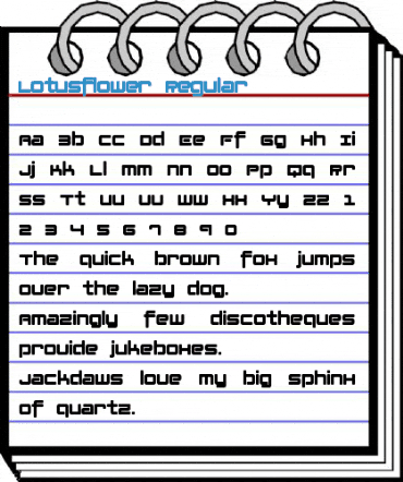 Lotusflower Regular Font