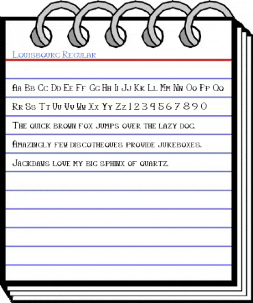 Louisbourg Regular Font