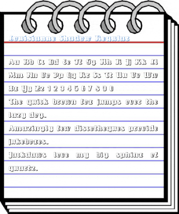 Louisianne Shadow Regular Font