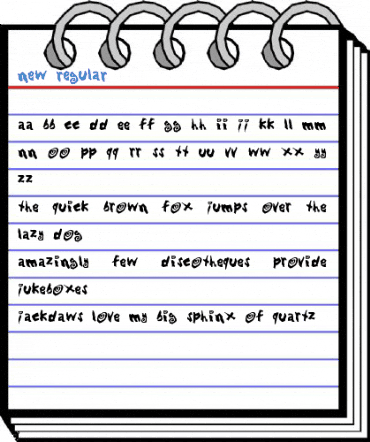 New Regular Font
