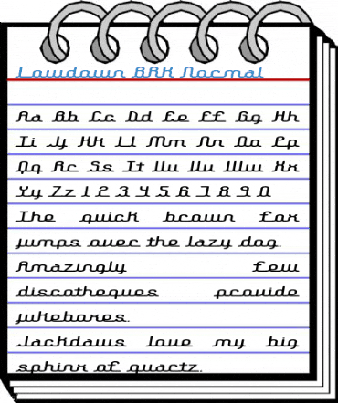 Lowdown BRK Normal Font