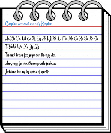 Chapline personal use only Regular Font