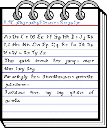 LSCalligraphyFlowers Regular Font