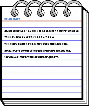 Bello SmCp Font