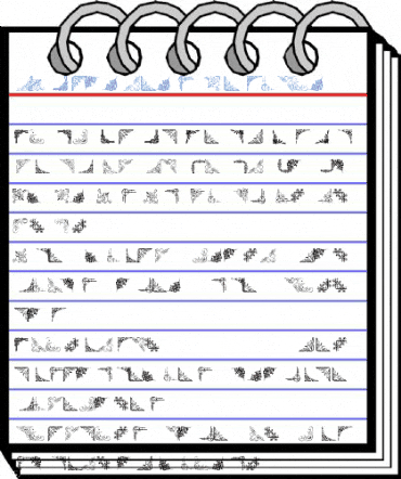 LSDcorners4 Regular Font